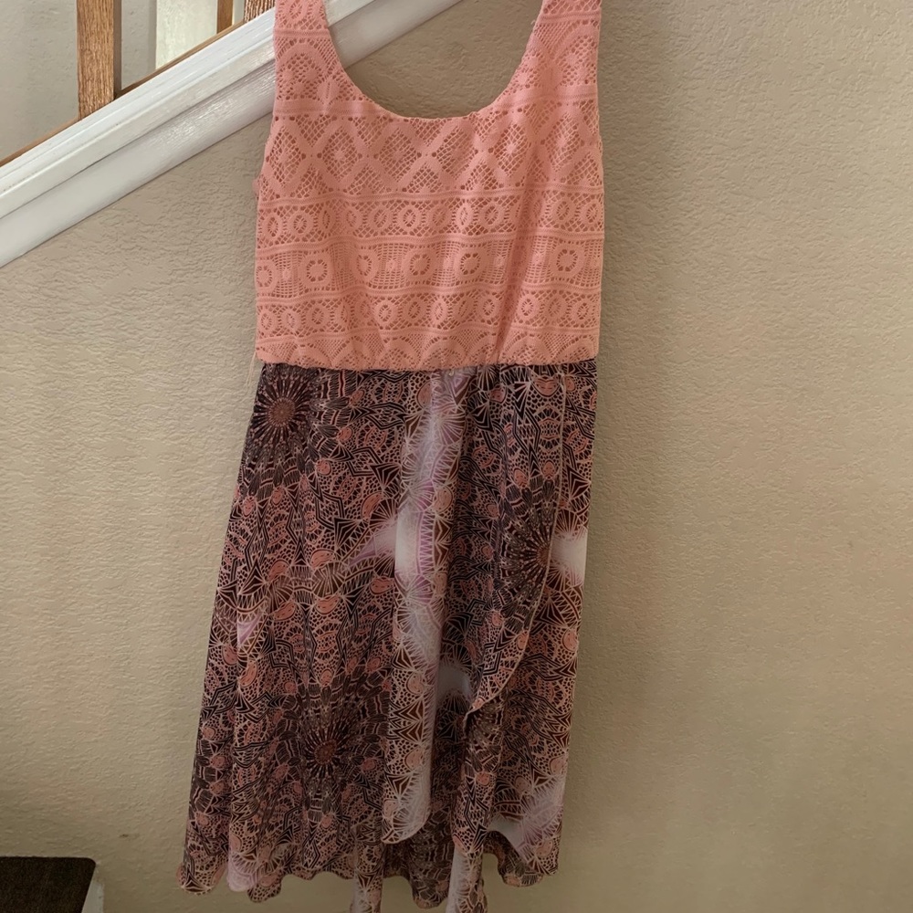 Love Reign | Peach Boho Lace Dress